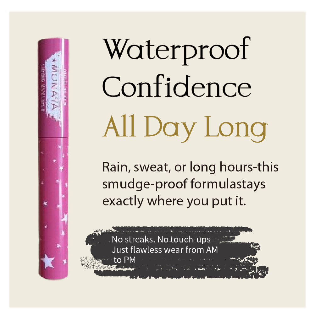 Monaya Liquid Precision Eyeliner, OSL-N003, Creamy & Waterproof, Bold Black