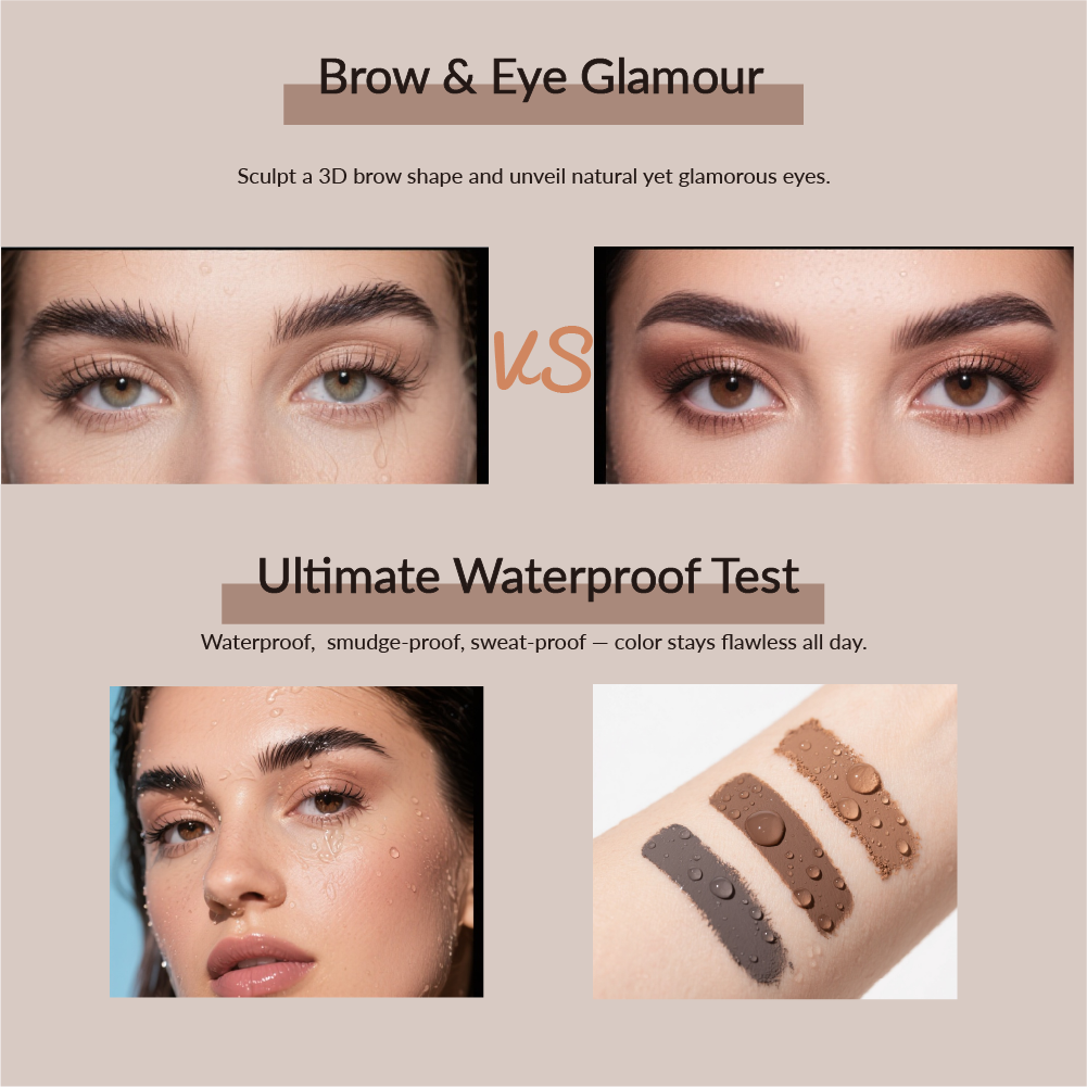 Monaya Natural Define Eyebrow Powder, 3 Colors, OSL-W001