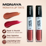 Monaya Velvet Touch Matte & Moist Lip Gloss, 12 Shades, OSL-G005