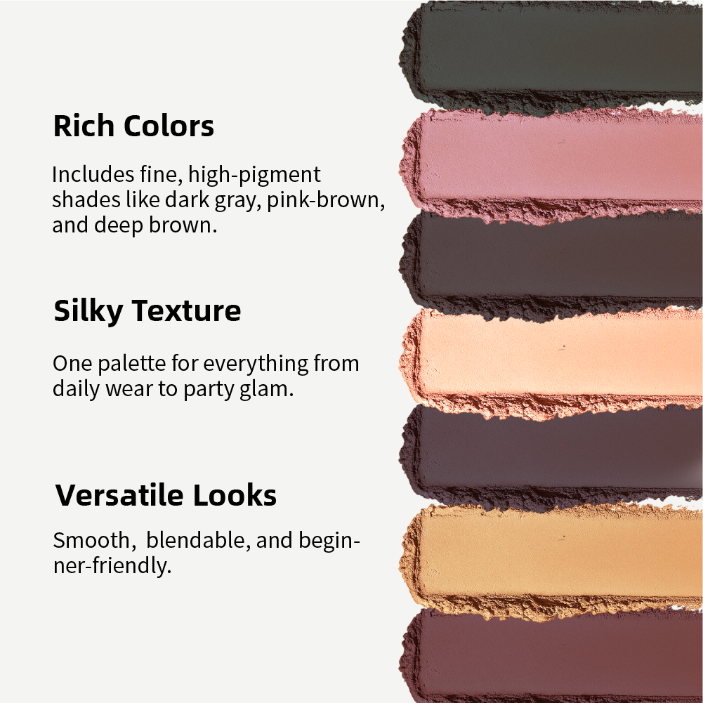 Monaya Purer Eyeshadow Palette, 12 Colors, OSL-Y003