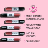 Velvet Touch Matte & Moist Lip Gloss, 12 Shades - G005