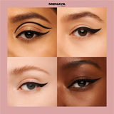 Monaya E001 Black Kohl Eyeliner Pencil – Ultra Smooth, Long-Lasting, Smudge-Proof Eye Pencil for Intense Definition & All-Day Comfort
