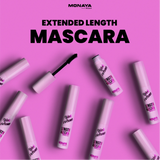 Monaya M015 Velvet Volume Length Mascara – Waterproof, Long-Lasting, Smudge-Proof, Lightweight & Defining Formula for Natural Lash Lift
