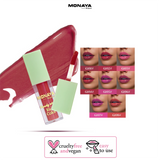 Monaya G017 Candy Wrap Rich Color Lip Gloss – High Pigment, Moisturizing, Long-Lasting, Non-Sticky, Glossy Finish, Lip Care, Cruelty-Free