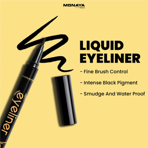 Liquid Eyeliner – Waterproof, Smudge-Proof, Long-Lasting Eyeliner - N010