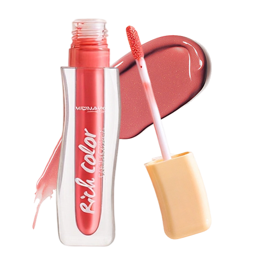 Monaya Candy Wrap Rich Color Lip Gloss, 12 Shades, OSL-G009