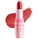 Monaya Bourjova Matte Lipstick, Velvet Finish, 6 Shades, OSL-L006