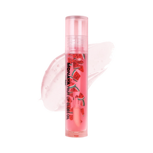 Watermelon Fruit Lip Gloss - Natural Glossy Finish, Nourishing Lip Oil – LO002