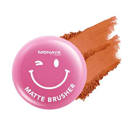 Monaya Velvet Touch Matte Blush,6 Shades,OSL-B003