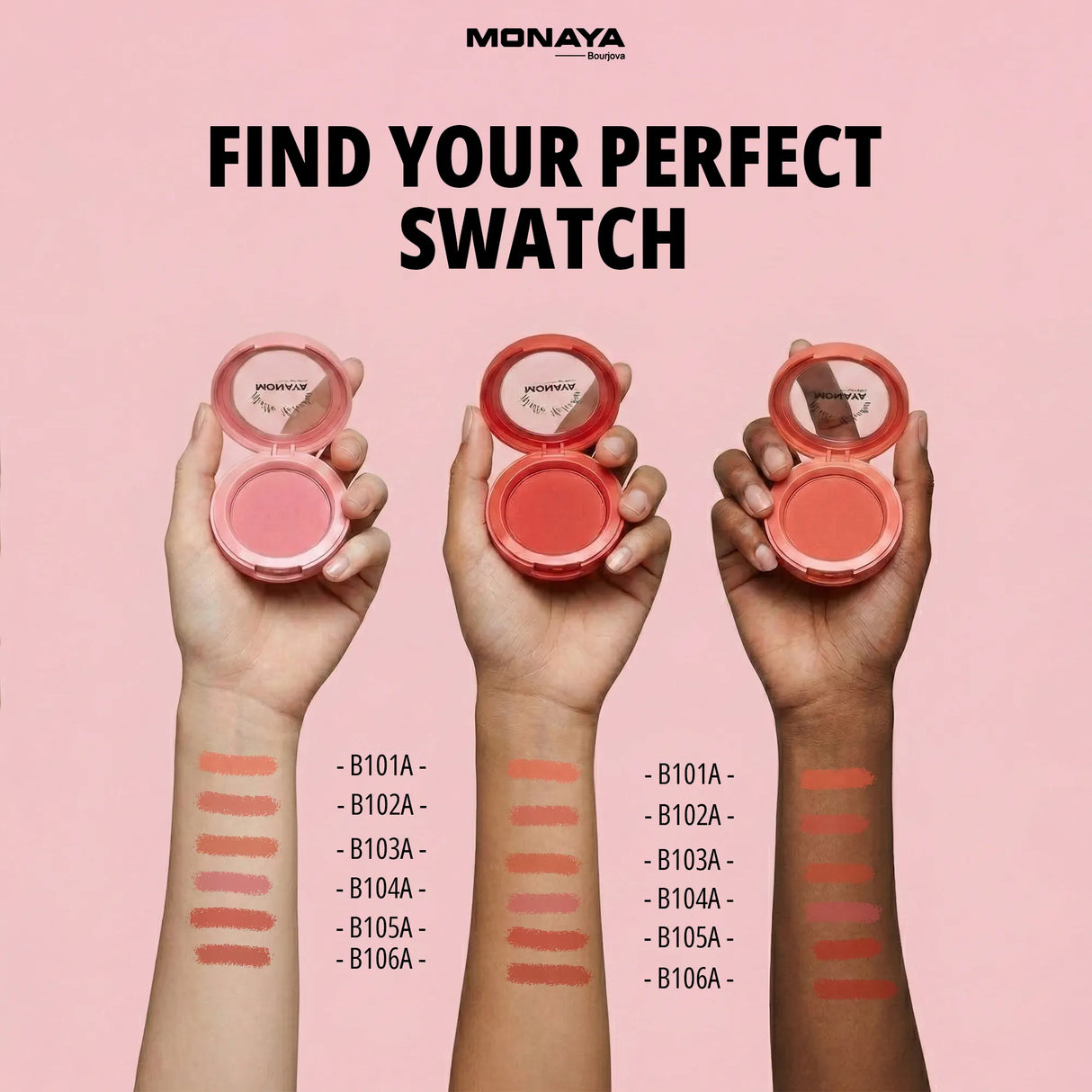Matte Blush–Soft Matte Finish, Buildable Natural Color, Silky Easy-to-Blend, Long-Lasting - B005
