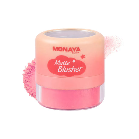 Matte Loose Blusher  – Finely Milled Powder Blush, Buildable Natural Color, Lightweight Long-Lasting Finish, Vegan & Cruelty-Free - B006