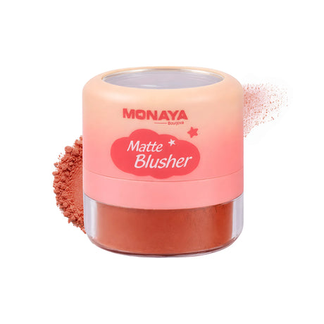 Matte Loose Blusher  – Finely Milled Powder Blush, Buildable Natural Color, Lightweight Long-Lasting Finish, Vegan & Cruelty-Free - B006