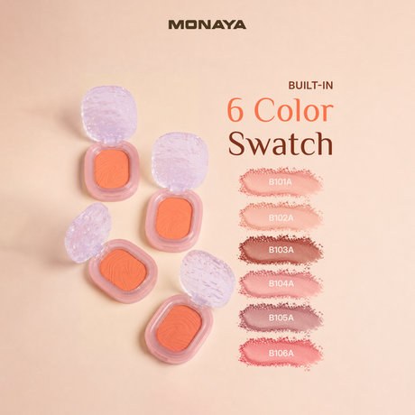 Matte Blusher Makeup – Smooth Buildable Powder Blush, Long-Lasting Natural Finish, Lightweight, Vegan & Cruelty-Free - B008
