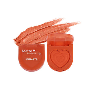 Matte Blusher –  Powder Blush Palette, Soft Matte Finish, Buildable Natural Color, Lightweight Long-Lasting Formula, Vegan & Cruelty-Free - B009