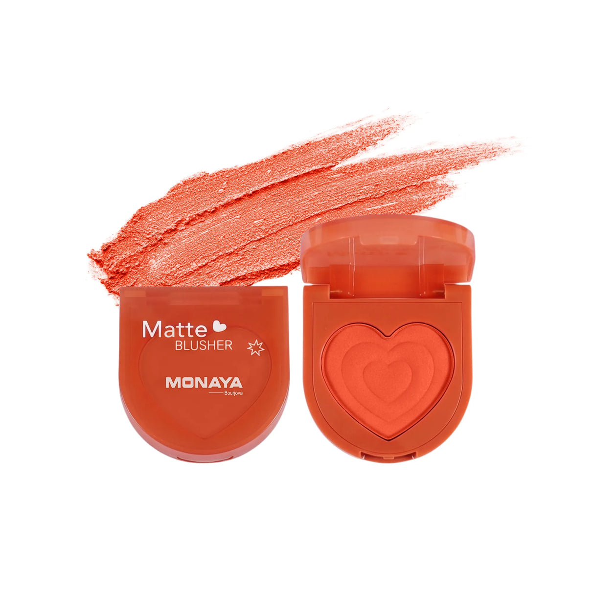 Matte Blusher –  Powder Blush Palette, Soft Matte Finish, Buildable Natural Color, Lightweight Long-Lasting Formula, Vegan & Cruelty-Free - B009