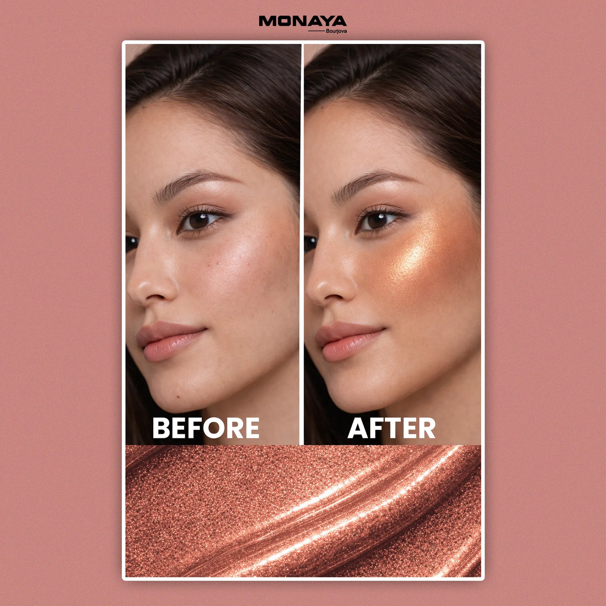 Bronzer Contour Drops – Liquid Face Contour for Sculpted & Sun-Kissed Look, Long-Lasting -  BHC003-C03