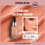 Glow Drops for Face and Body – Multi-Use Liquid Highlighter, Long-Lasting Glow - BHC003-H01