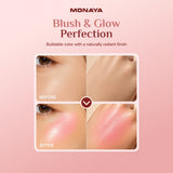 Glow, Blush & Highlight Drops for Face and Body – Liquid Glow Drops, Buildable Blush & Highlighter, Radiant Finish, Lightweight & Long-Lasting, Vegan & Cruelty-Free - BHC004-B02