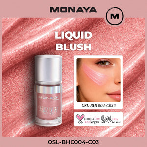 Glow, Blush & Highlight Drops for Face and Body – Liquid Glow Drops, Buildable Blush & Highlighter, Radiant Finish, Lightweight & Long-Lasting, Vegan & Cruelty-Free - BHC004-C03