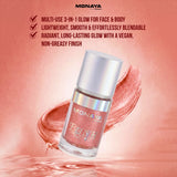 Glow, Blush & Highlight Drops for Face and Body – Liquid Glow Drops, Buildable Blush & Highlighter, Radiant Finish, Lightweight & Long-Lasting, Vegan & Cruelty-Free - BHC004-C03