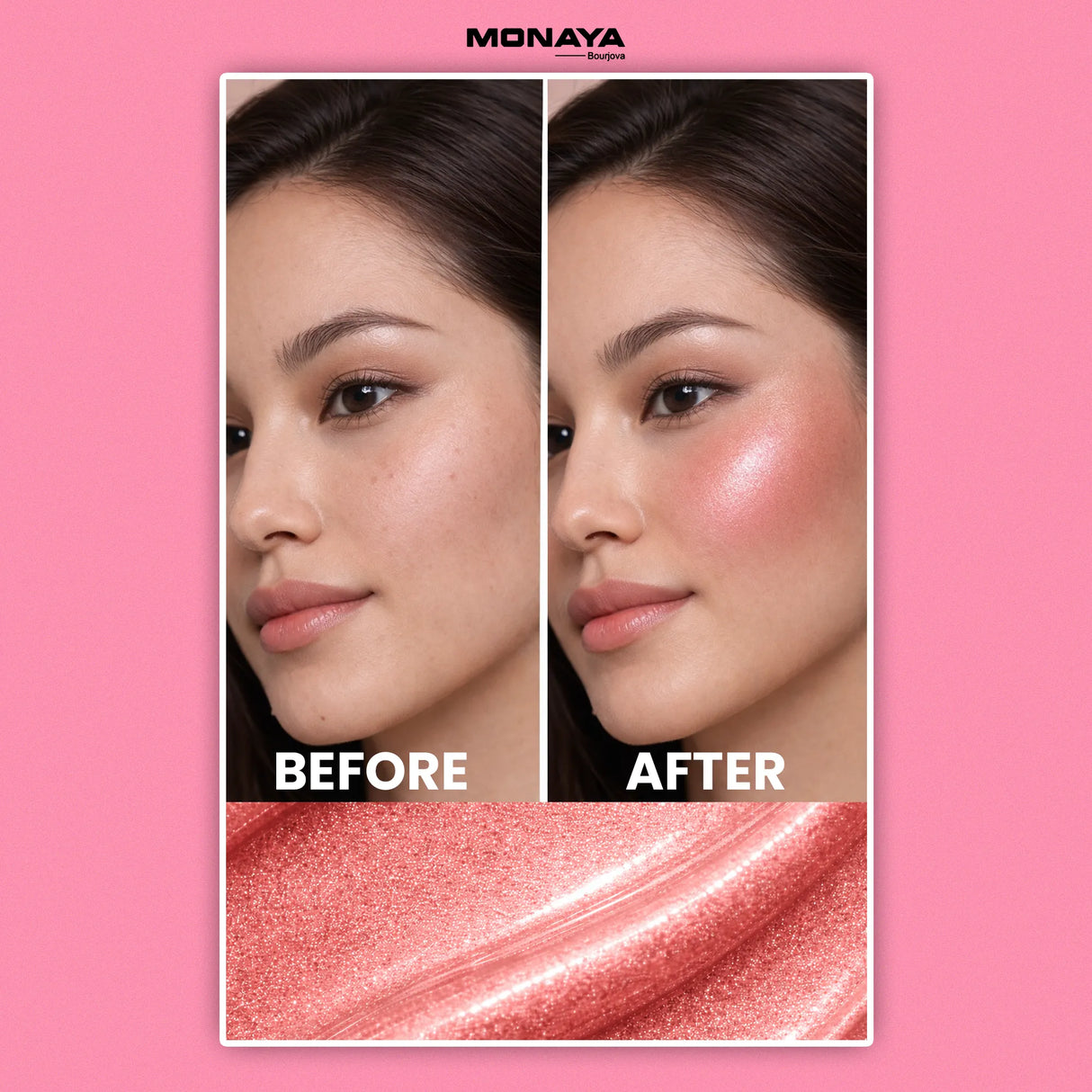 Glow, Blush & Highlight Drops for Face and Body – Liquid Glow Drops, Buildable Blush & Highlighter, Radiant Finish, Lightweight & Long-Lasting, Vegan & Cruelty-Free - BHC004-C03