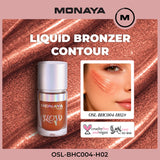 Bronzer Contour Drops – Liquid Bronzer & Contour for Face, Buildable Natural Sculpting, Lightweight Blendable Formula, Long-Lasting, Vegan & Cruelty-Free - BHC004-H02