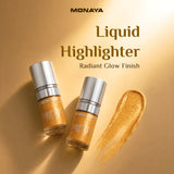 Liquid Highlighter – Radiant Glow Illuminator for Face, Buildable Shimmer Finish, Lightweight Blendable Formula, Long-Lasting Luminous Effect, Vegan & Cruelty-Free - BHC004-H02