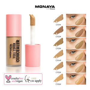 Full Cover Concealer, Moisturizing Formula, Long-Lasting - 6 Shades - C002
