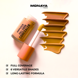 Monaya Bourjova Full Cover Concealer, 6 Shades, OSL-C002