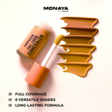 Full Cover Concealer, Moisturizing Formula, Long-Lasting - 6 Shades - C002
