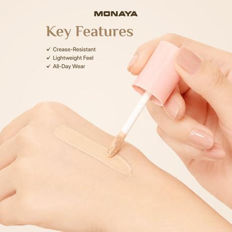 Full Cover Concealer, Moisturizing Formula, Long-Lasting - 6 Shades - C002