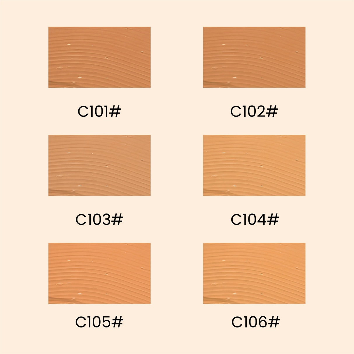 خافي عيوب مونايا بيرفكت كوفر، 6 درجات لونية، OSL-C003 