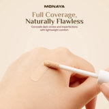 Full Cover Concealer  – High Coverage Concealer for Dark Circles & Imperfections, Long-Lasting, Lightweight - C004