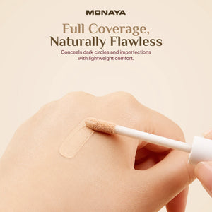 Full Cover Concealer  – High Coverage Concealer for Dark Circles & Imperfections, Long-Lasting, Lightweight - C004
