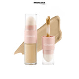 Full Cover Concealer – Long-Wear Matte Finish Liquid Concealer for Dark Circles & Blemishes – Waterproof, Crease-Proof & Vegan Formula - C005