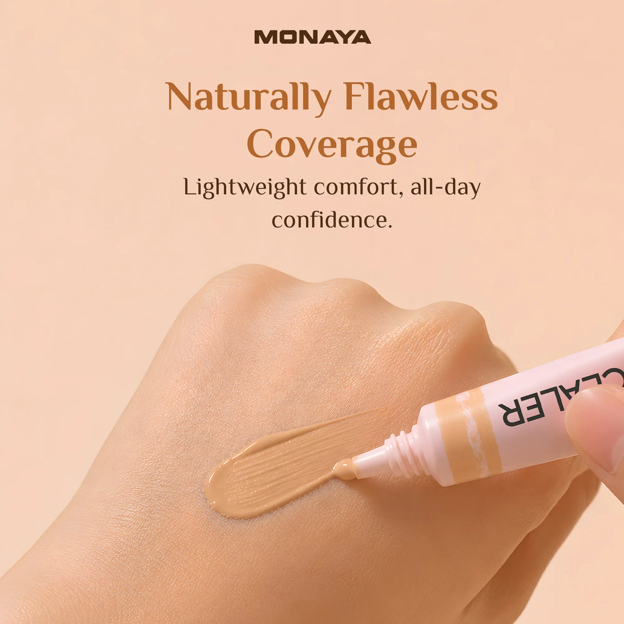 Full Cover Concealer – Waterproof Liquid Concealer for Dark Circles and Blemishes - C006