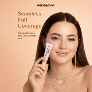 Full Cover Concealer – Waterproof Liquid Concealer for Dark Circles and Blemishes - C006