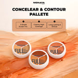 Full Coverage Concealer & Contour – High Coverage Cream Formula - 3 Shades - C007