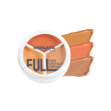 Full Coverage Concealer & Contour – High Coverage Cream Formula - 3 Shades - C007