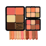 3-in-1 Face Palette – Blush, Contour & Concealer in One Compact, Smooth Creamy Formula – C008