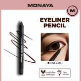 Monaya E003 Brown Kohl Eyeliner Pencil – Ultra-Smooth, Long-Lasting Eye Pencil for Bold Definition, Smudge-Proof & Easy-Glide Formula