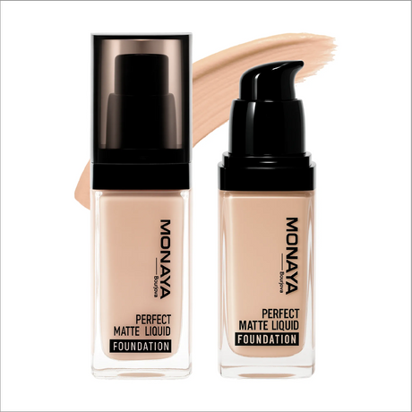 Perfect Matte Foundation, Oil-Free, Long-Lasting - 6 Shades - F001