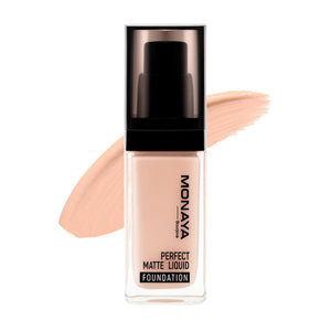 Perfect Matte Foundation, Oil-Free, Long-Lasting - 6 Shades - F001