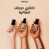 Perfect Matte Foundation, Oil-Free, Long-Lasting - 6 Shades - F001