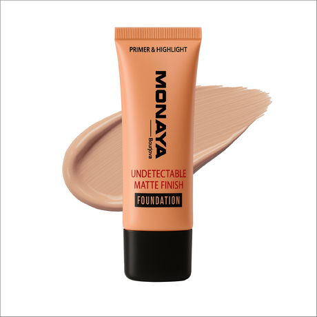 Monaya Perfect Matte Liquid Foundation, Full Coverage, 6 Shades, OSL-F002 (30ml)