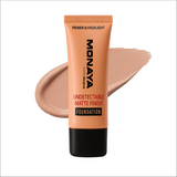 Monaya Perfect Matte Liquid Foundation, Full Coverage, 6 Shades, OSL-F002 (30ml)