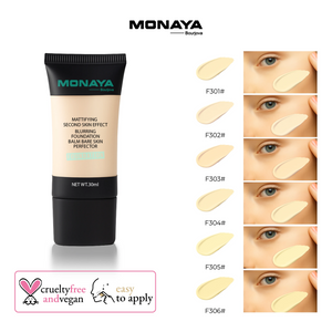 Perfect Matte Liquid Foundation – Full Coverage, Waterproof - 6 Shades (30ml) - F003