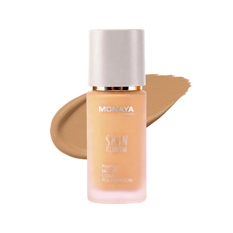 Perfect Matte Liquid Foundation – Lightweight Blendable Formula Comfortable on Skin –F006