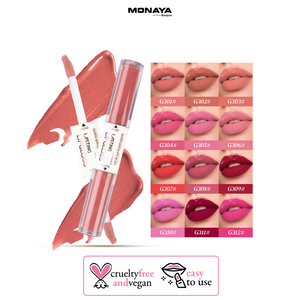 Matte & Moist Lasting Lip Gloss – Comfortable Matte Finish, Smooth & Lightweight - G004