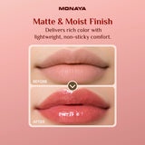 Matte & Moist Lasting Lip Gloss – Comfortable Matte Finish, Smooth & Lightweight - G004